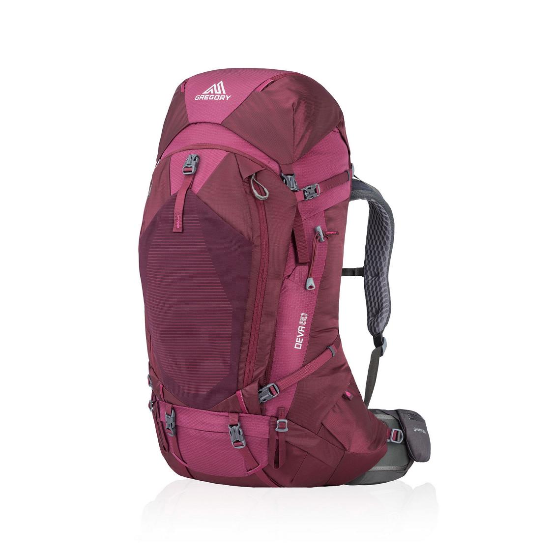 Gregory Deva 60 Backpacks Women Red Ireland 7945LPNAT